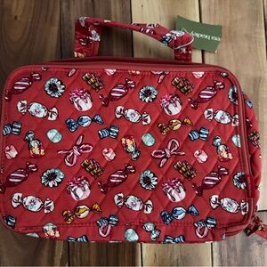 Vera Bradley Red Candy Print Quilted Bag